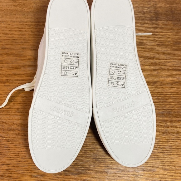 Soludos Women's Ibiza Platform Classic Leather Sneaker White Casual Summer - Picture 9 of 11